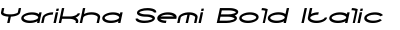 Yarikha Semi Bold Italic